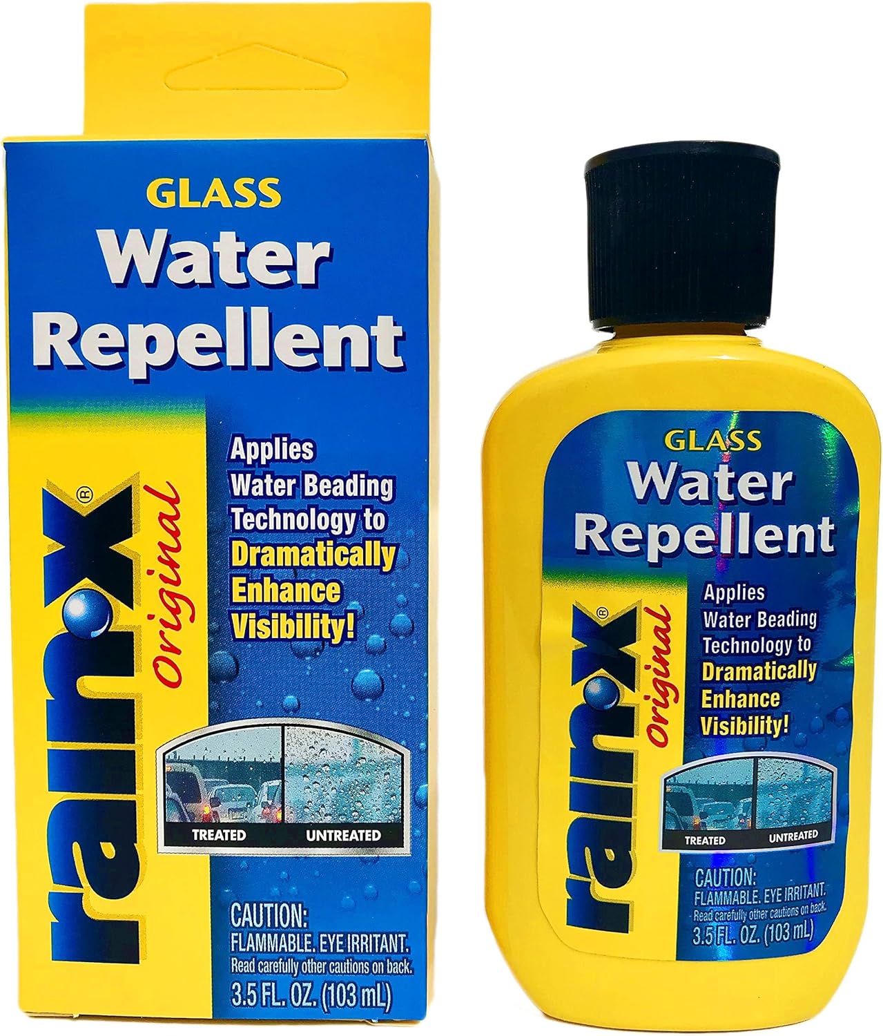 Rain-X Rain Repellent – 3.5 fl oz – Glass Water Repellent Treatment